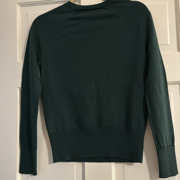 Merino wool dark green sweater - Picture 4 of 4
